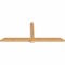 Ekena Millwork Eugene Smooth Timber Gable Bracket, Western Red Cedar, 96"W x 40"H x 3 1/2"D x 5 1/2"F, 10/12 Pitch GBW096X40X0406EUG00SWR - alternate 3